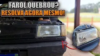 COMO TROCAR FAROL DO UNO MILLE 2004 - PASSO A PASSO R&Aacute;PIDO E F&Aacute;CIL