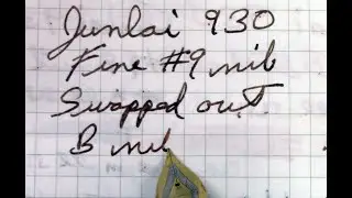 Junlai 930 Fine Nib Writing