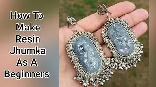 Серьги-подвески из смолы | Как сделать серьги-подвески из смолы для начинающих | Обучение искусст...