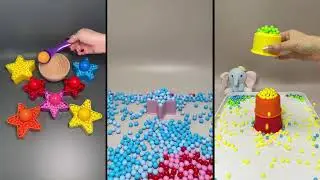 Satisfying Beautiful Beads, Colorful Balls, Haba Slope, Xylophone,  Falling Beads Reverse Video ◀️