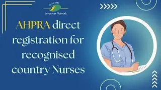 AHPRA direct registration for recognised country Nurses