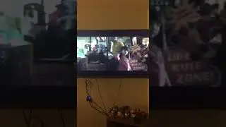 Bald guy in Clown 2014 horror movie Chuck E. Cheese scene