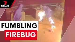 Melbourne's sloppiest arsonist is on the run and police are hot on his heels | 7NEWS