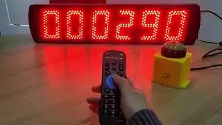 Stopwatch Only🔴5 Inch 6-Digit LED Race Timing Clock with button#10secondschallenge