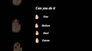 Can you do it #easy #medium #hard #extreme