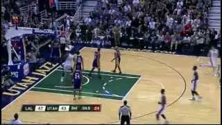 Al Jefferson Pump Fake, Spin, And Dunk