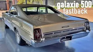 Ford Galaxie 500 Fastback 1967 года — автомобиль в чрезвычайно редком состоянии, никогда не реста...