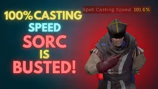100% CAST SPEED SORC BUILD IS BUSTED!!|Dark and Darker Solo