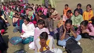 Art of Living (Meditation) organised by sports department 24 Feb 2023 Igmmv college Kaithal