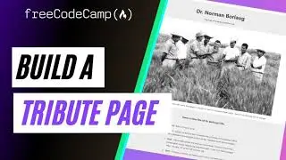 🔴 Build a Tribute Page | Responsive Web Design (freeCodeCamp)