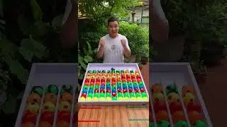 Puzzle sorting ball game challenging 2 player on multiple game boards