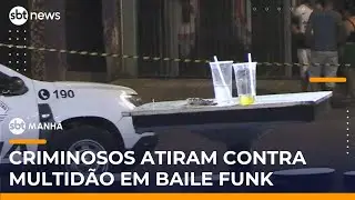 Homem morre e dois ficam feridos ap&oacute;s ataque a tiros em baile funk em Mau&aacute; (SP) | #SBTManh&atilde;