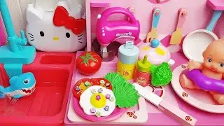80:12 Minutes Satisfying With Unboxing Hello Kitty Kitchen Set | Cutee Tiny Mini ASMR kitchen set