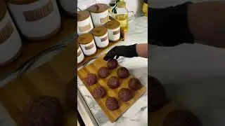 Juicy Meatballs with Egg Surprise 🤤🍳 #food #cooking #schooltiffinbox