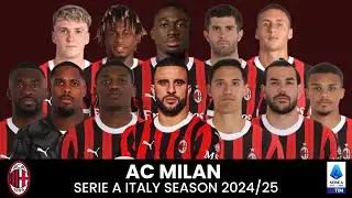 UPDATE TRANSFER || AC MILAN OFFICIAL SQUAD WITH TRANSFER KYLE WALKER SEASON 2024/25