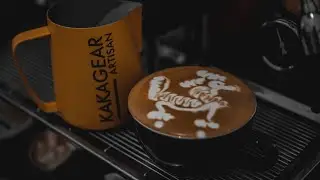 How to make puddle latte art | cara membuat latte art anjing puddle