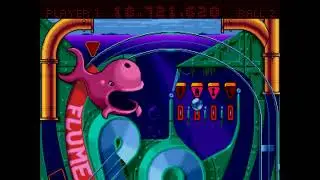 Psycho Pinball - Sega Genesis / Mega Drive Game Play