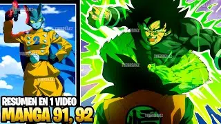 LA SAGA SUPER HERO (Manga a Color) | RESUMEN COMPLETO #1 | DRAGON BALL SUPER MANGA 91 Y 92