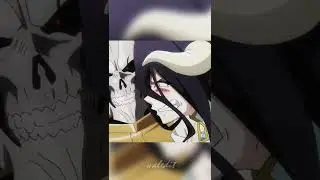 Albedo se sienta en las piernas de Ainz 😳😳| Overlord VI #shorts