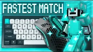 Fastest BedWars Match Ever? 😳 | CubeCraft BedWars ASMR (Squads)