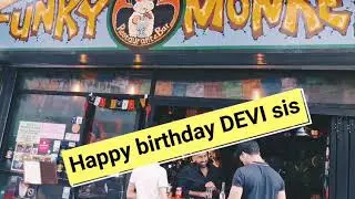 Happy birthday at FUNKY MONKEY HK.
