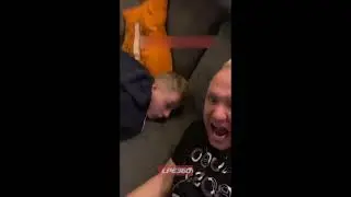 Guy wakes up sleeping friend with scream p4