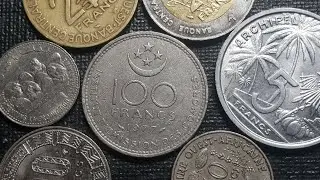 Comoros and CFA coins and values