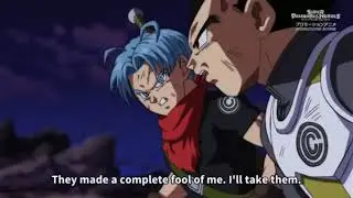 Super Saiyan Blue Evolution Vegeta vs Kamioren and Trunks vs Lagss full fight #SDBH # Vegeta