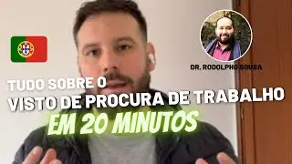 VISTO DE PROCURA DE TRABALHO: o que você precisa saber | Portugal 2022