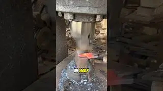 Turning Scrap Metal into a Sharp Cleaver 😱🔪