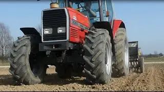 Wiosna 2016 siew pszenicy Massey Ferguson 3065