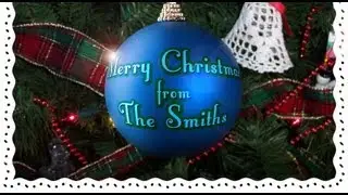 Photoshop: How to Make a Custom, Christmas card with Your Own Greeting on a Christmas ball ornament.