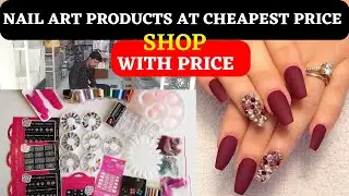 NAIL ART wholesale Market Visit | Nail Art HAUL In GUJRAT
