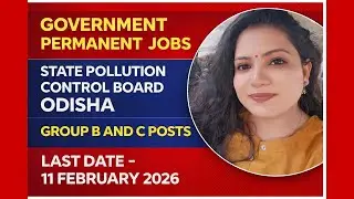 Government Jobs 2026 | SPCB Odisha Group B & C Permanent Vacancies | Apply.. #odisha #governmentjobs