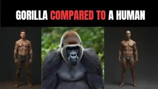 UNBELIEVABLE🙄,  Strength of a Gorilla compared to a Human