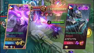 TOP GLOBAL MOSKOV VS PRO ROGER! INTENSE MATCH UP! NON META VS META! MLBB