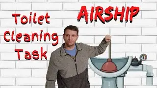 Among us Airship Task Clean Toilet #Shorts