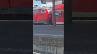 DB 218 429-9 in Basel Bad Bf Schweiz🇨🇭#deutschebahn #trainspotting #br218 #shorts #yt