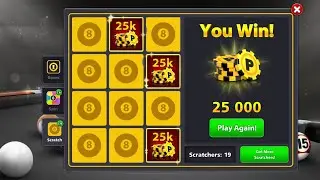 8 ball pool 5.7.1 scratche and win - SBA Gaming