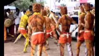Tiger dance at tiger circle (Manipal)