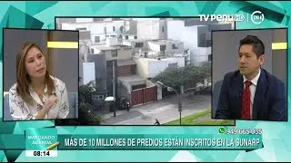 Sunarp explica la importancia de inscribir un inmueble