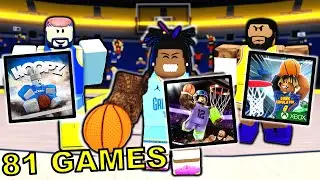 Playing EVERY Single ROBLOX BASKETBALL Game EVER!