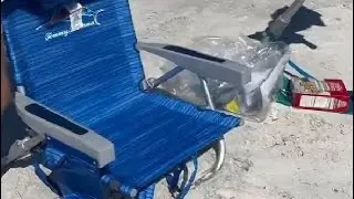 Tommy Bahama Backpack Beach Chair,Aluminum, Sailfish and Palms Review