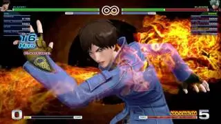 KOF 14 DEMO Kyo corner combo 751 dmg [V2]