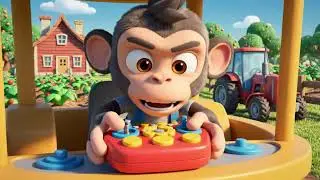Amazing Smart Monkey Farming Life: Cute Monkey Helps Animals & Drives Tractor on the Farm!