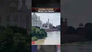 Yamuna rises to Taj Mahal&rsquo;s wall, flood alert in Agra