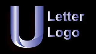Letter Logo U- Illustrator Bangla Tutorial- লেটার দিয়ে লোগো ডিজাইন করবেন কিভাবে। Logo Design