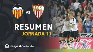 Resumen de Valencia CF vs Sevilla FC (1-1)