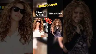 CLARA Chía le copia el look a SHAKIRA?!? 🤗🫣 #short