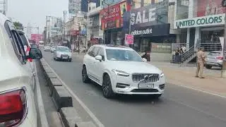 Telangana chief Minister Sri KCR Sir convoy vehicles...